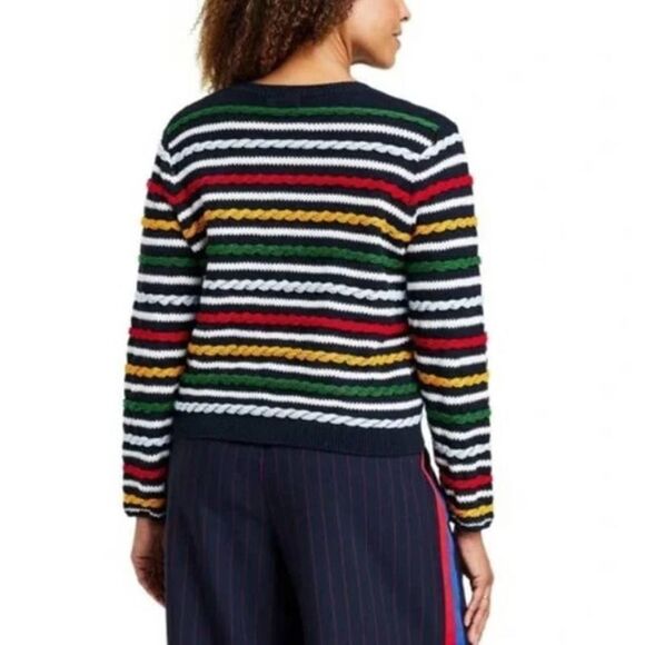 La Ligne Multi-color Striped Cardigan Size 4X - Picture 2 of 6
